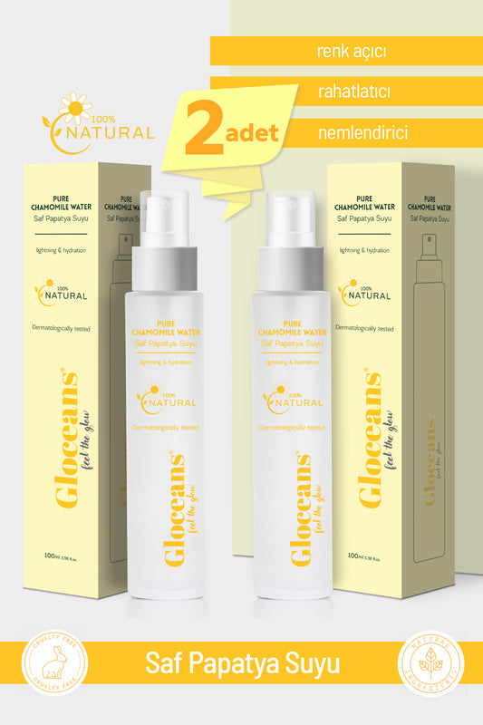 Papatya Suyu %100 Doğalve Saf Saç Toniği 100 ml x 2