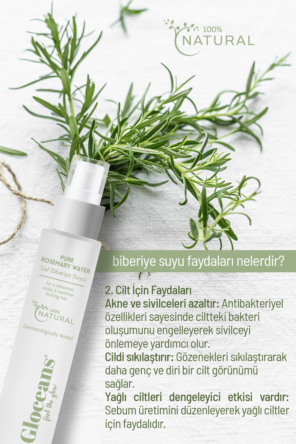 Biberiye Suyu Dökülme Karşıtı Ve Saç Uzamasını Destekleyici Saç Toniği Avantajlı Set