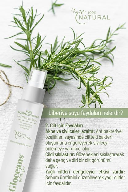Biberiye Suyu Dökülme Karşıtı Ve Saç Uzamasını Destekleyici Saç Toniği Avantajlı Set
