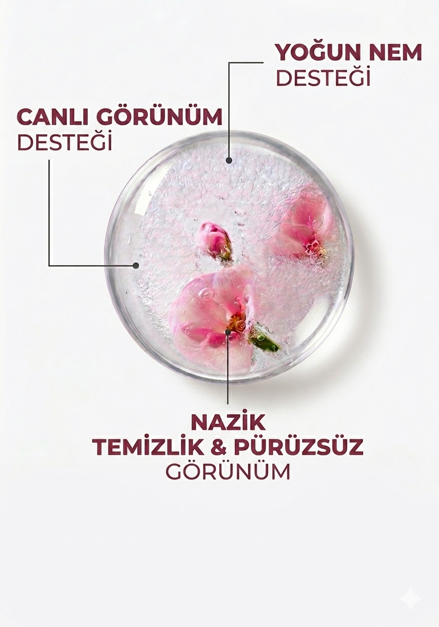 Gül Suyu Gözenek Sıkılaştırıcı Aydnlatıcı ve Arındırıcı Tonik