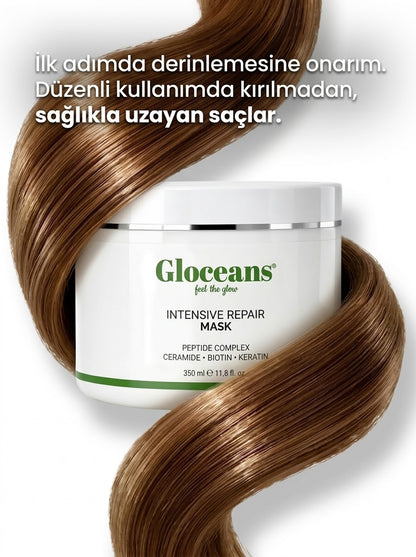 Dökülen ve Geç Uzayan Saçlar İçin Yoğun Onarıcı Saç Maskesi 350 ml