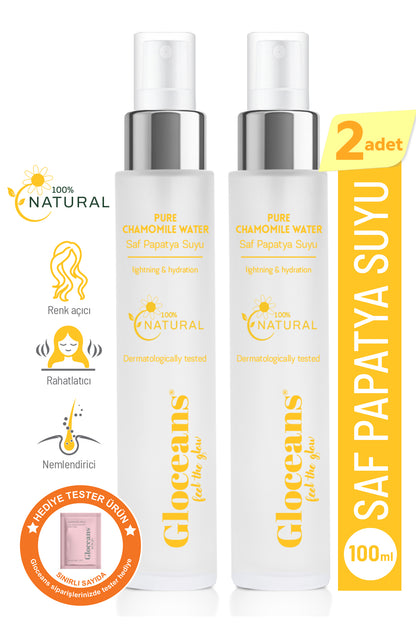 Papatya Suyu %100 Doğalve Saf Saç Toniği 100 ml x 2