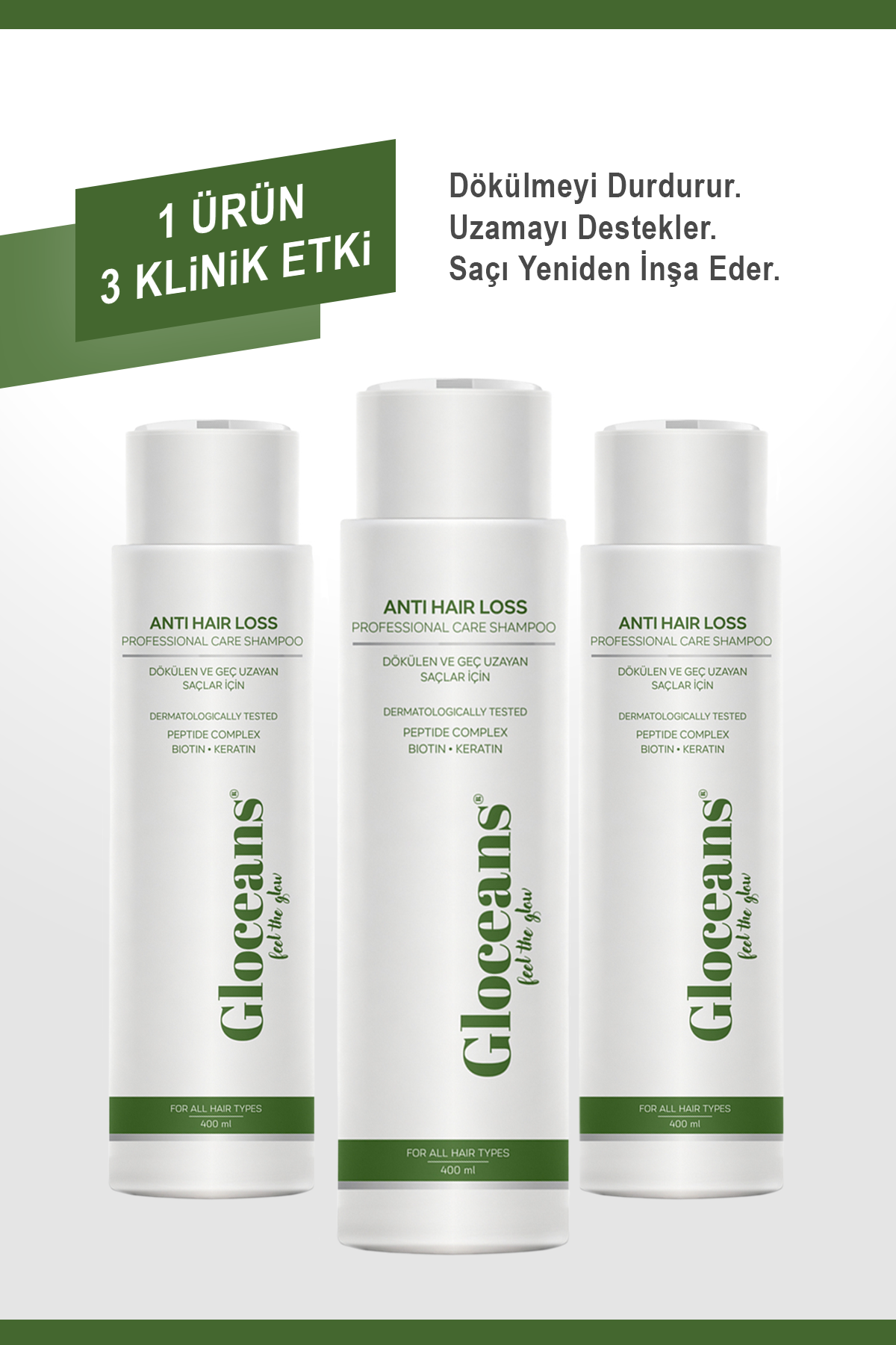 Peptide Complex & Keratin Saç Dökülmesine Karşı Hızlı Saç Uzatan Onarıcı Besleyici Şampuan